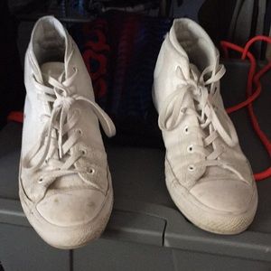White high top converse